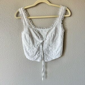 Rumours Tie Front Crop Top